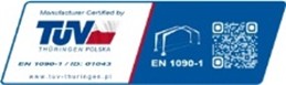 Logo certyfikacji EN 1090-1